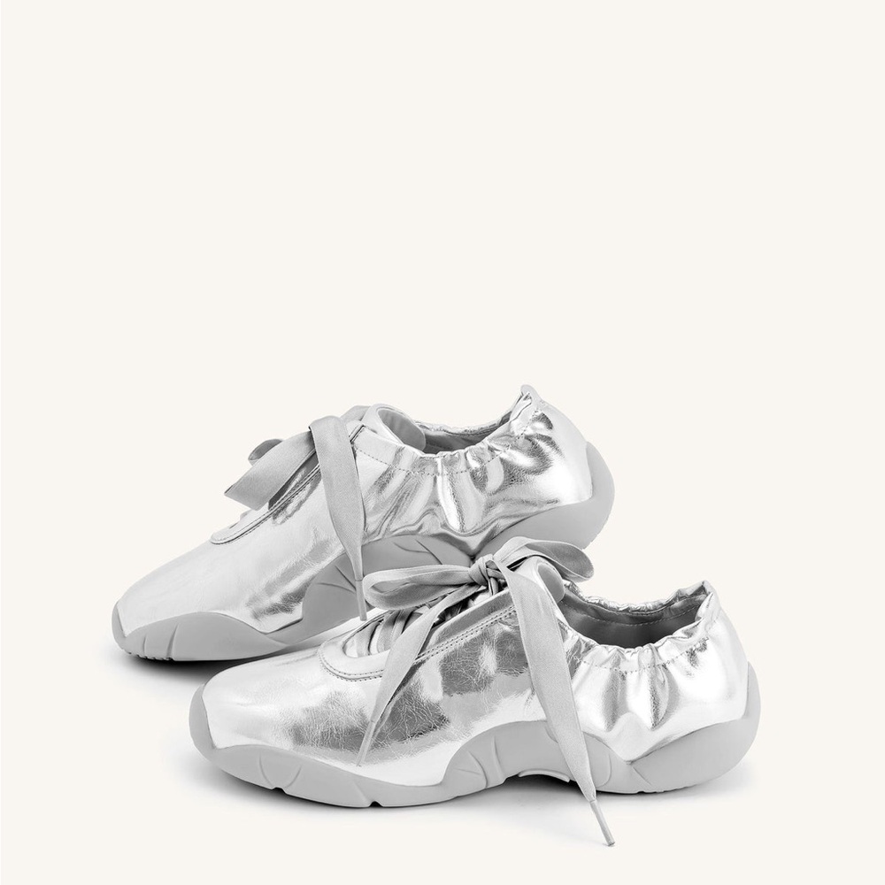 JW PEI Silver Women's Sneakers - Barely Worn